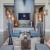 a living room with a tv and couches