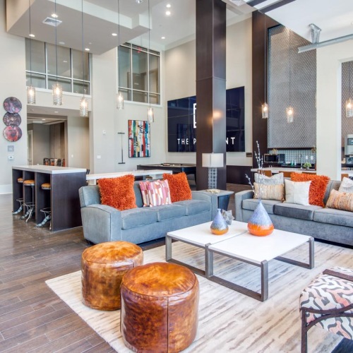 Elegance everywhere you look a large living room with a wood floor